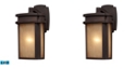 Macy's 1 Light Outdoor Sconce in Clay Bronze - LED Offering Up To 800 Lumens (60 Watt Equivalent) with Full